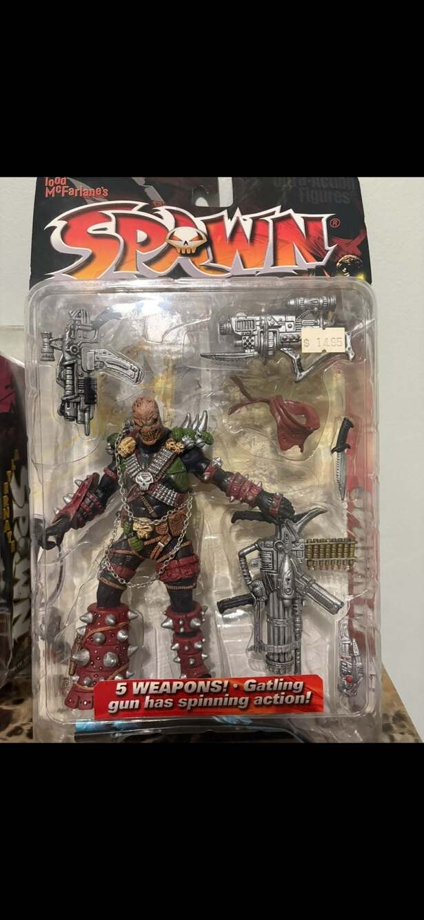 Todd McFarlane's Spawn Series 12 Spawn IV Commando Action Figure 5 Weapons Unmas